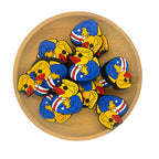 Silicone Focal Beads Donald Duck Trump Confident Pose Quirky Sunglasses 2