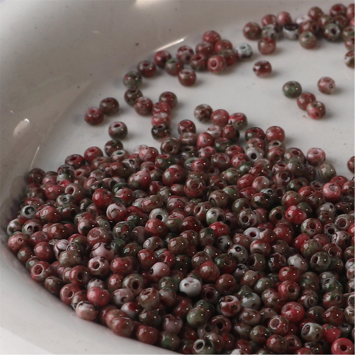 Premium Picasso Oil Painting Texture Seed Glass Beads 2mm 3mm 9
