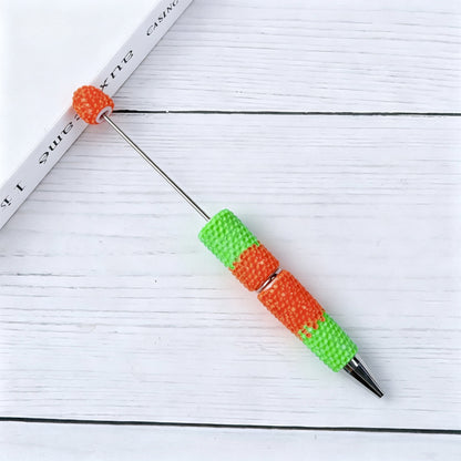 Gradient Candy Color Beadable Pen with Full Rhinestones 15