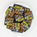 Fresh Out Of Fucks Silicone Focal Beads Rectangular 20pcs