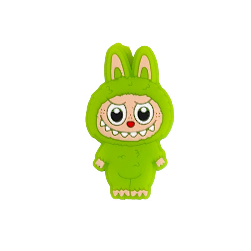 Silicone Focal Beads Bunny Characters Standing Upright 20pcs 9