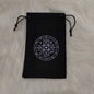 Tarot Card Velvet Drawstring Bags Celestial Esoteric Design 5pcs 18x11.5cm 8