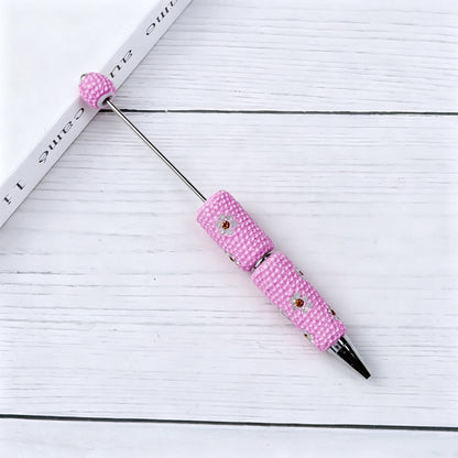 Candy Color Daisy Crystal Beadable Pen  10