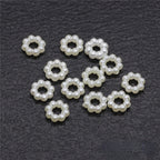 Plastic Circle Spacer Beads 7mm 9mm 12mm 14mm 15mm Imitation Pearl 100pcs 3