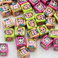 Osamu Harada Series Square Acrylic Beads 14mm Pattern 10pcs 4