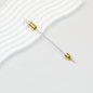 Beadable Double Head Point Drill Nail Tool Metal Handle 12.2cm