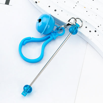 Beadable Bar Keychains With Bells
