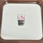 Hello Kitty Acrylic Square Beads 16mm Silver Starry Design 10pcs 5