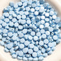 Flat Acrylic Beads 8mm Glossy Colorful Mixed 50pcs 12