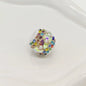 Full Rhinestone Bubblegum Rhinestone Beads 18mm Glam 4pcs 16