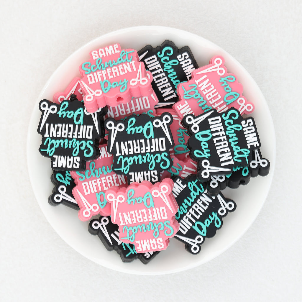 Same Shitdifferent Day Silicone Focal Beads 20Pcs  2