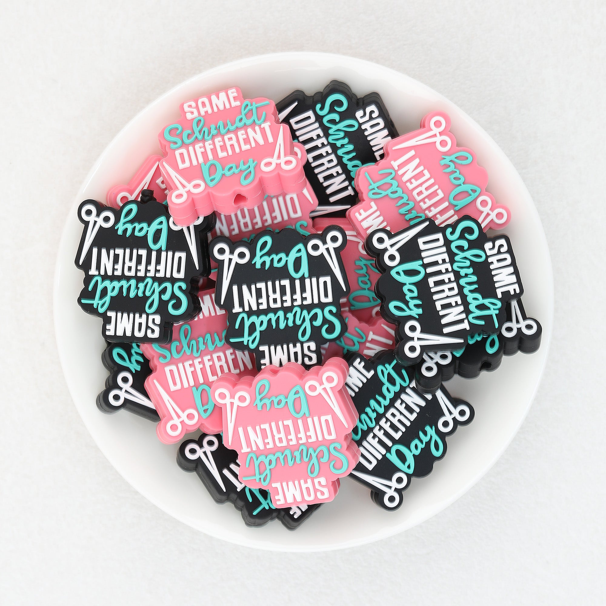 Same Shitdifferent Day Silicone Focal Beads 20Pcs  2