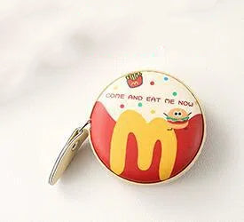 Retractable Cartoon Character Dual Scale Measuring Tape 5cm 1pc 12