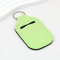Neoprene Sanitizer Holder Keychain Durable Vibrant Colors Suitable for Sublimation - Green