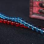 Color Transparent Glass Beads 4mm Vibrant Round Smooth 98pcs 3