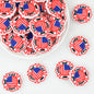 Firefighter Badge Silicone Focal Beads 20 pcs