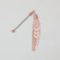 Beadable Feather Bookmarks Metal Colorful Detailed 13g