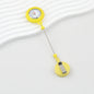 Beadable Pocket Watch Glow In The Dark Silicone Case Easy Pull Buckle