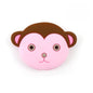 Silicone Focal Beads Monkey Face Rounded Ears 20pcs 10