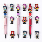 Silicone Focal Beads KPop Demon Hunters Standing Figure 20pcs 6