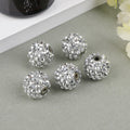 Bubblegum Ball Rhinestone Beads 12mm Multicolor Sparkle 50pcs 6