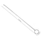 Sewing Loop Turner Metal Threading Tool Polished Silver 10pcs 3
