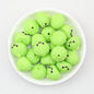 3D Cute Glitter Steamed Stuffed Bun Silicone Focal Beads 20pcs 11