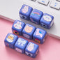 Cartoon Square Acrylic Beads 12mm Printed 5pcs 7