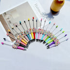 Creative Animal Cartoon Patch Rainbow Heart Beadable Pen