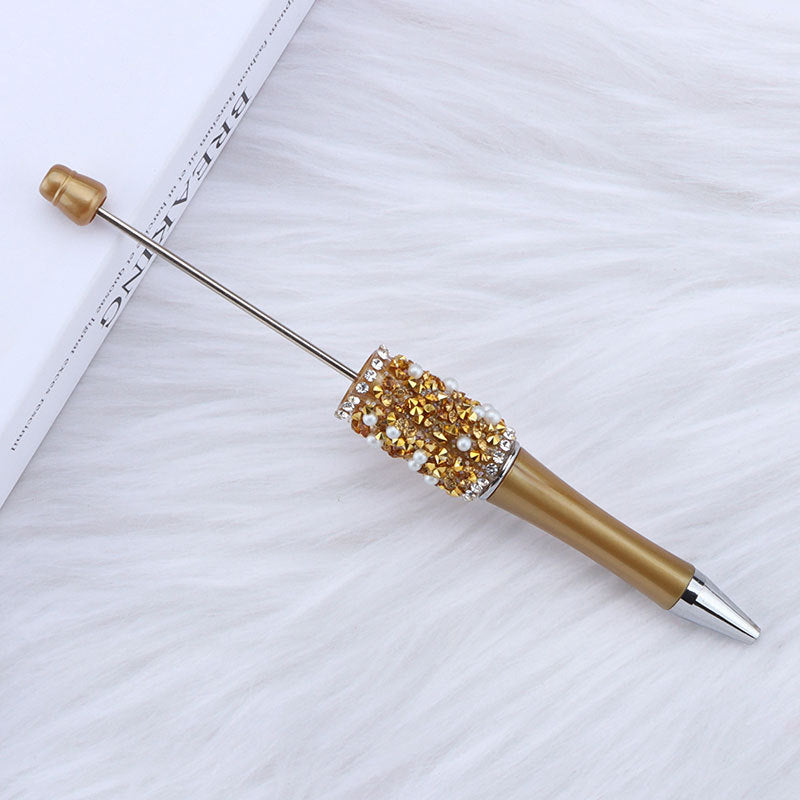 Beadable Pens with Pearl Rhinestone Decorations Colorful 18
