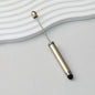 Beadable Stylus Pen Plastic Multi Color 3 in 1 Function - Gold