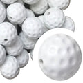 Golf Ball Texture Bubblegum Acrylic Beads 20mm 20pcs