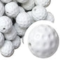 Golf Ball Texture Bubblegum Acrylic Beads 20mm 20pcs