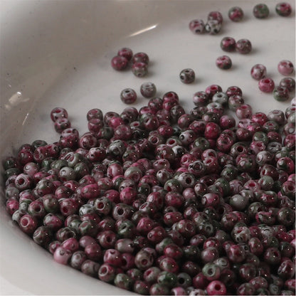 Premium Picasso Oil Painting Texture Seed Glass Beads 2mm 3mm 6