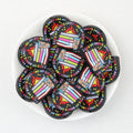 I Like Books Spicy And Coffee Ice Silicone Focal Beads 20Pcs  2