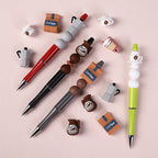 Silicone 3D Focal Beads Coffee Theme Coffee Pot Coffee Bag 20pcs 8