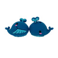 Silicone 3D Focal Beads Whale Ocean Animals Smiling Face Water Spout