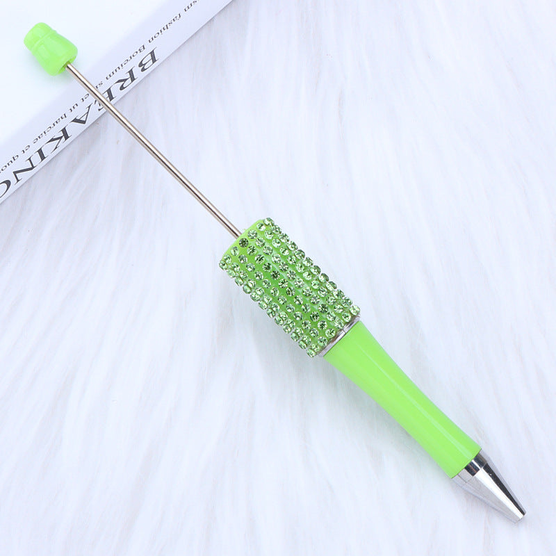 Beadable Pen Rhinestone Studded Metallic Colorful 1.0 mm Tip 14