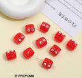 Monster Resin Barrel Beads 13mm Glossy 2pcs 4