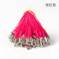 Polyester Iron Aluminum Phone Strap 58mm Colorful 100pcs 14