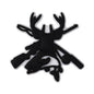 Silicone Focal Beads Hunting Season Black and White Wildlife Silhouettes 20pcs 11