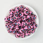 15mm Leopard Pattern Silicone Round Beads 50pcs 7