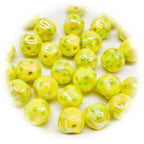 UV Finish Dot Acrylic Beads 16mm Pastel Colors 10pcs 3