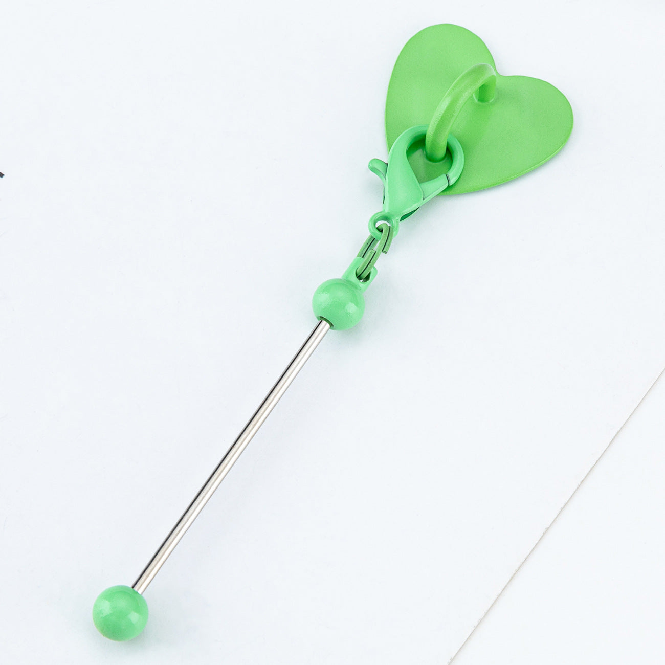 Beadable Metal Cup Charms Heart-shaped