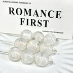 Summer Inspired 16mm Resin Round Beads with Sparkling Sequins 10pcs 6