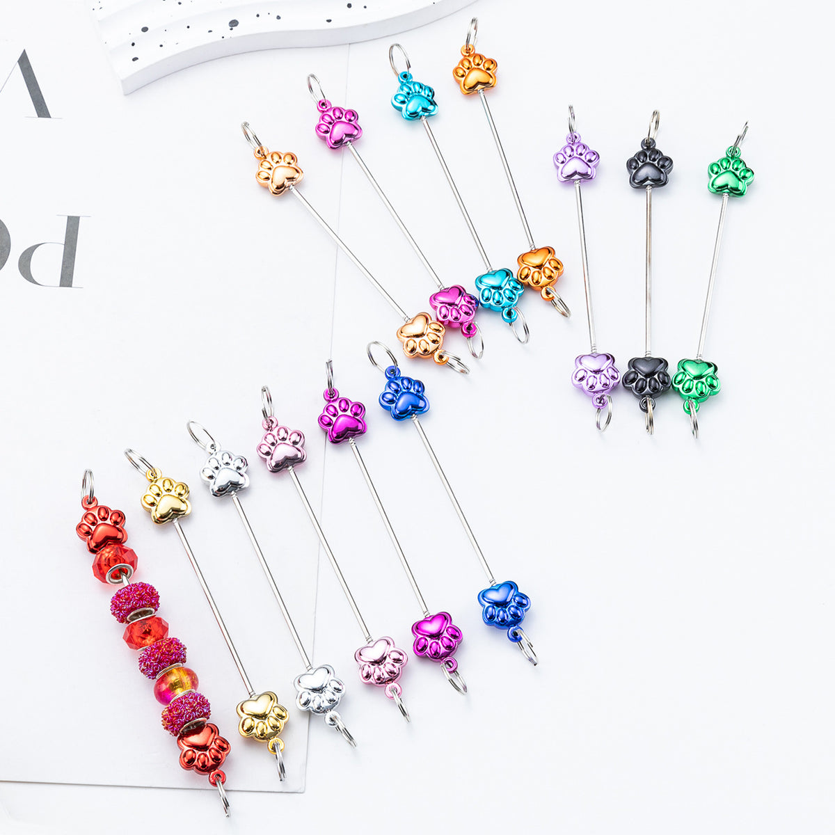 Beadble Blank Bars Cat Paw-shaped