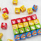 Square Acrylic Beads 14mm Coco Chan'S Letters Series Pattern 10pcs 4