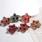Clear Leopard Star Acrylic Beads 23mm Glossy Finish 20pcs