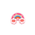 Silicone 3D Focal Beads Halloween Rainbow Pumpkin Daisy Holding Pumpkin Faces 20Pcs