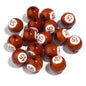 Colored Billiard Ball Round Acrylic Beads 16mm Glossy 10pcs 19